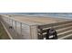 Convenient beach access with boardwalk and railing at 4811 Saxon # A201, New Smyrna Beach, FL 32169