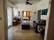 Inviting space showing an open floor plan connecting the office and bedroom with lots of natural light at 1470 Ne Old Mill Dr, Deltona, FL 32725