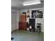 The ample garage space offers versatility and practical storage solutions in a simple, functional setting at 806 South St, New Smyrna Beach, Fl 32168, FL 32168