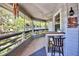 Cozy balcony with a bar-style counter, creating an inviting space for outdoor dining and entertaining guests at 4303 Sea Mist Dr # 225, New Smyrna Beach, FL 32169