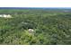 An aerial photograph presents a property with a pool surrounded by a flourishing forest at 2536 Paige Ave, New Smyrna Beach, FL 32168