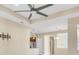 Spacious living room with fan and easy access to the kitchen at 306 Coral Reef Way, Daytona Beach, FL 32124