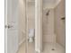 Shower offers a modern rainfall showerhead with a built in seating at 306 Coral Reef Way, Daytona Beach, FL 32124