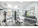 This fitness center offers modern weight machines, dumbbells, and a mirrored wall for exercise at 5300 S Atlantic Ave # 8-303, New Smyrna Beach, FL 32169