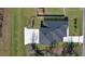 New construction home and driveway, seen from above at 1428 Willow Oak Dr, Edgewater, FL 32132