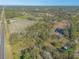 Aerial view of property near highway, featuring pond at 1035 S State Road 415, New Smyrna Beach, FL 32168