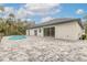 Large pool and patio area with pavers at 1371 Melonie Trl, New Smyrna Beach, FL 32168