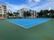 Two well-maintained tennis courts at 5300 S Atlantic Ave # 7-502, New Smyrna Beach, FL 32169