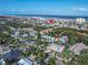 Aerial view showcasing proximity to 27th Ave Beachfront Park and nearby amenities at 4017 Saxon Dr, New Smyrna Beach, FL 32169