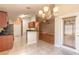 Bright kitchen with a view of the dining area and living room at 6793 Calistoga Cir, Port Orange, FL 32128