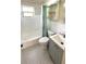 Clean bathroom with updated vanity and tiled shower/tub combo at 131 W Palm Way, Edgewater, FL 32132