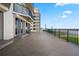 Large, private balcony offering stunning ocean views and ample space for outdoor seating at 4621 S Atlantic Ave # 7101, Ponce Inlet, FL 32127