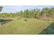 Grassy backyard offering a serene setting with mature trees and room for outdoor activities at 270 Eagle Harbor Way, Daytona Beach, FL 32124