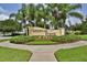 Attractive Savannah Pointe entrance sign with manicured landscaping and lush greenery at 3331 Torre Blvd, New Smyrna Beach, FL 32168