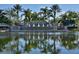 Scenic water feature at Venetian Bay with fountains and lush landscaping at 3331 Torre Blvd, New Smyrna Beach, FL 32168