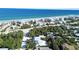 Aerial view showcasing house and beach proximity at 915 Maple St, New Smyrna Beach, FL 32169