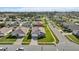 Single-Gathering home aerial view showing house, yard, and neighborhood at 230 Oak Branch Dr, Edgewater, FL 32141