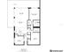 A detailed floor plan showing the layout of a house with room dimensions at 4811 Saxon Dr # C102, New Smyrna Beach, FL 32169