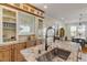 Close-up of a kitchen with granite countertops, stainless steel sink, and custom cabinetry at 4946 Halifax Dr, Port Orange, FL 32127