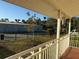 Front porch view of yard and street at 109 Western Ave, Edgewater, FL 32132