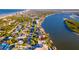 Coastal property location shown in wide aerial view at 1324 N Peninsula Ave, New Smyrna Beach, FL 32169