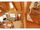 Upstairs view of the living area and staircase at 187 N Samsula Dr, New Smyrna Beach, FL 32168