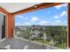 Spacious balcony overlooking city and water views at 2 Riverwalk Dr # 502, New Smyrna Beach, FL 32169