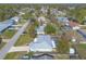 Aerial view of house and neighborhood at 3015 Queen Palm Dr, Edgewater, FL 32141