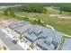 Aerial view of new homes under construction near golf course at 3066 Isles Way, New Smyrna Beach, FL 32168