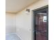 Private condo entrance with exterior lighting at 4139 S Atlantic Ave # A307, New Smyrna Beach, FL 32169