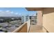 Condo balcony overlooking parking lot and ocean at 4155 S Atlantic Ave # 5090, New Smyrna Beach, FL 32169