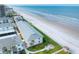 Aerial view of beachfront property with ocean views at 4225 S Atlantic Ave # 144, New Smyrna Beach, FL 32169