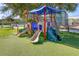 playground with slides and shade structure at 4367 S Peninsula Dr, Ponce Inlet, FL 32127