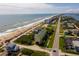 Beachfront property; aerial view shows location and ocean views at 6612 S Atlantic Ave # 2010, New Smyrna Beach, FL 32169