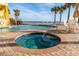 Relaxing hot tub near the pool and ocean at 701 N Atlantic Ave # 102, New Smyrna Beach, FL 32169