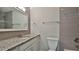 Updated bathroom with granite vanity and tiled shower/tub at 752 Tarry Town Trl, Port Orange, FL 32127