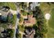 Aerial view of home and surrounding area at 803 Silk Oak Ct, New Smyrna Beach, FL 32168