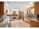 Spacious kitchen with granite countertops and stainless steel appliances at 803 Silk Oak Ct, New Smyrna Beach, FL 32168