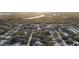 Aerial view of neighborhood near waterway at 814 E 20Th Ave, New Smyrna Beach, FL 32169