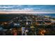 Night aerial view of the house and neighborhood at 814 E 20Th Ave, New Smyrna Beach, FL 32169