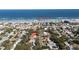 Aerial view showing home's proximity to the beach at 826 E 12Th Ave, New Smyrna Beach, FL 32169