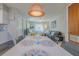 Dining area with white table and chairs, near the kitchen at 826 E 12Th Ave, New Smyrna Beach, FL 32169