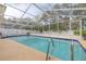 Inviting screened pool with ample deck space at 826 E 12Th Ave, New Smyrna Beach, FL 32169