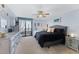 Spacious bedroom with balcony access and ample closet space at 1 Oceans West Blvd # 5A3, Daytona Beach, FL 32118