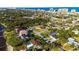 Aerial view of a residential neighborhood near the coast at 12 Foster Dr, Daytona Beach, FL 32118