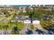 Aerial view of single Gathering home with pool and ocean view at 12 Foster Dr, Daytona Beach, FL 32118