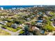 Aerial view showcasing houses and oceanfront property at 12 Foster Dr, Daytona Beach, FL 32118