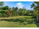 Expansive backyard featuring a variety of greenery and a tranquil atmosphere at 12 Foster Dr, Daytona Beach, FL 32118