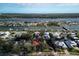 Aerial view showing home's location near waterfront at 1207 Magnolia St, New Smyrna Beach, FL 32168