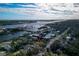 Aerial view of the property, highlighting its waterfront proximity at 1207 Magnolia St, New Smyrna Beach, FL 32168